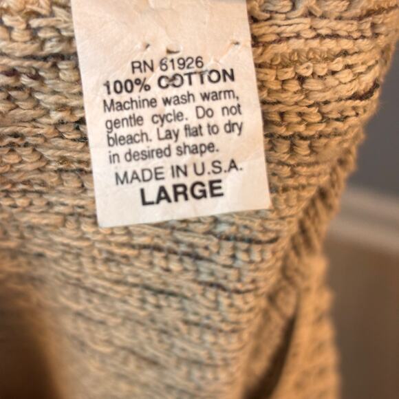 Vintage Reba Rose 100% Cotton Button Up Cardigan Long Sleeve Womens Large - Picture 7 of 9